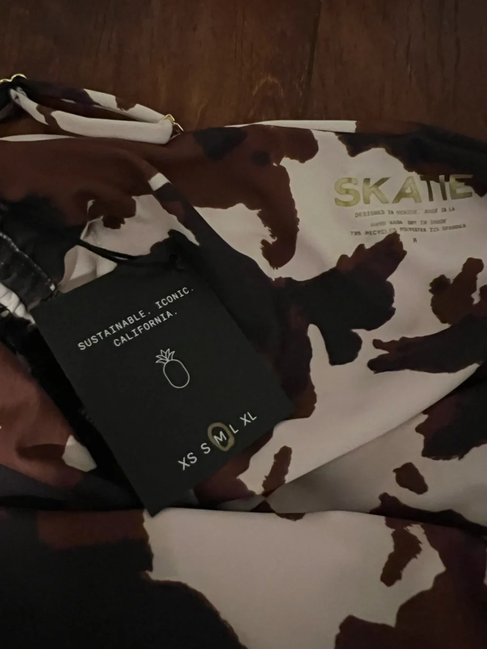 NWT Skatie Raye One Piece in Dallas Print Size M - Picture 5 of 6